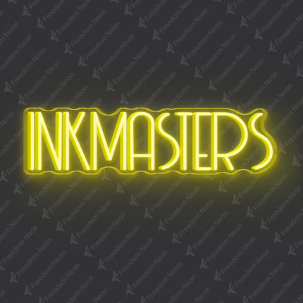 Lemon Yellow INKMASTERS Neon Sign