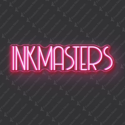 Light Pink INKMASTERS Neon Sign