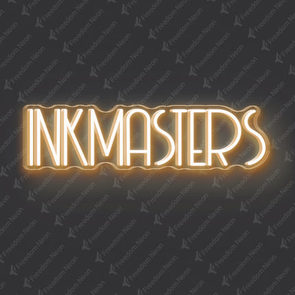 Warm White INKMASTERS Neon Sign