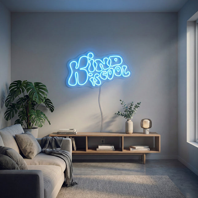 Ice Blue Kind Is Cool Neon Sign