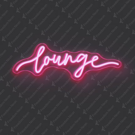 Light Pink Lounge Neon Sign