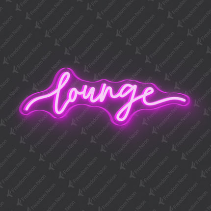 Pink Lounge Neon Sign