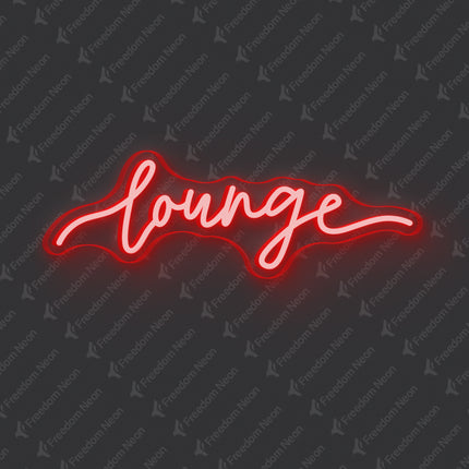 Red Lounge Neon Sign
