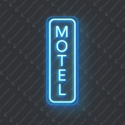 Ice Blue Motel Neon Sign