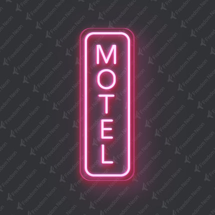 Light Pink Motel Neon Sign
