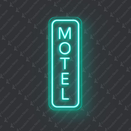 Mint Green Motel Neon Sign