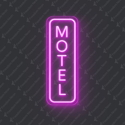 Pink Motel Neon Sign