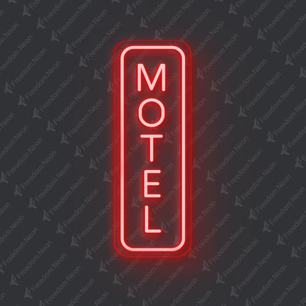 Red Motel Neon Sign