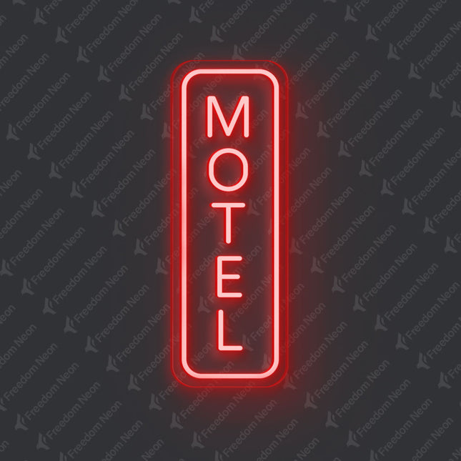 Red Motel Neon Sign