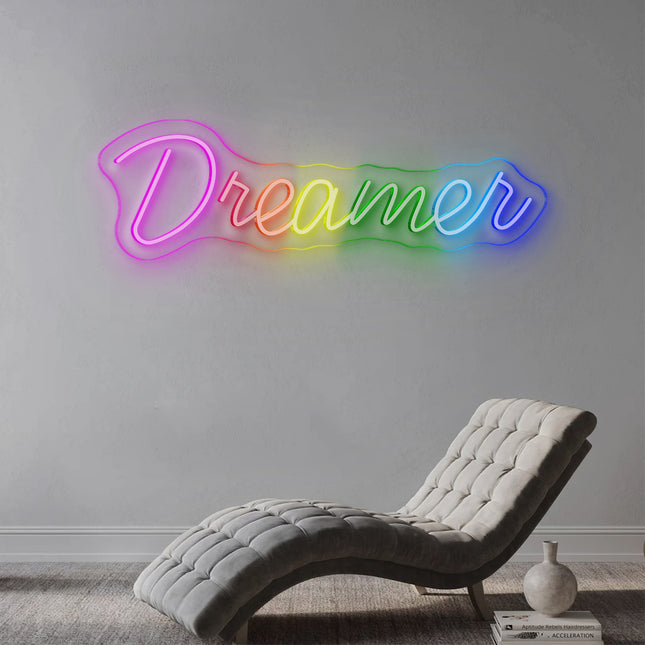 Multicolor Dreamer Neon Sign