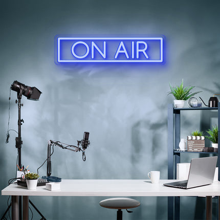 Blue On Air Neon Sign