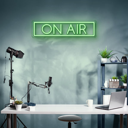 Green On Air Neon Sign