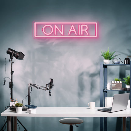 Light Pink On Air Neon Sign