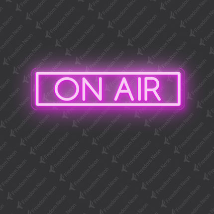 Pink On Air Neon Sign