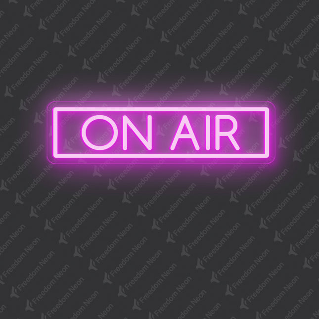 Pink On Air Neon Sign