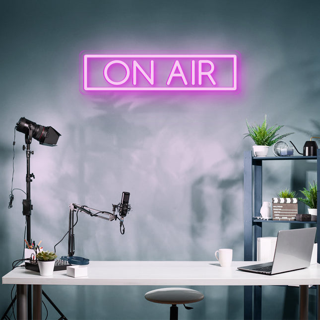 Pink On Air Neon Sign