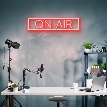 Red On Air Neon Sign