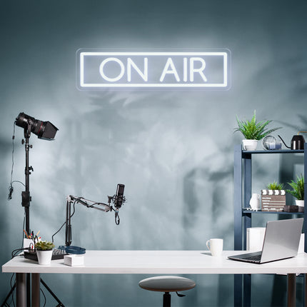 White On Air Neon Sign