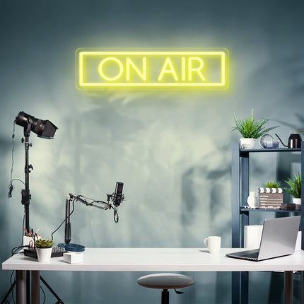 Yellow On Air Neon Sign