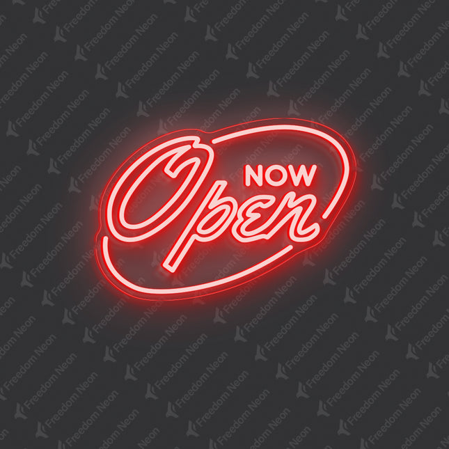 Red "OPEN NOW" Neon Sign