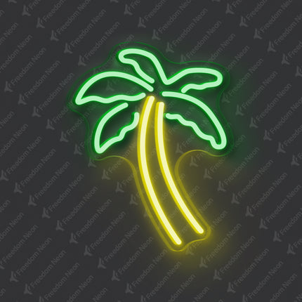 Green Palm Tree Neon Sign