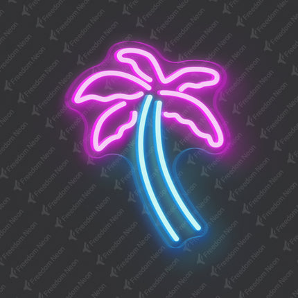 Pink Palm Tree Neon Sign