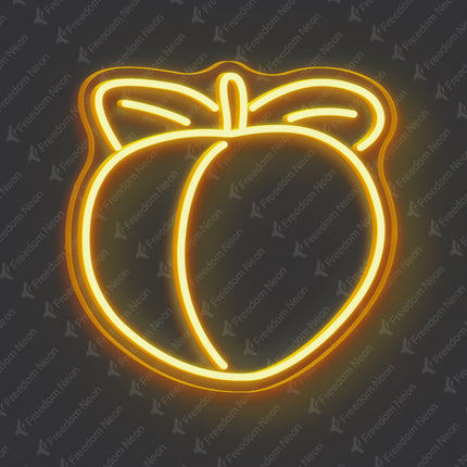 Gold Yellow Peach Neon Sign