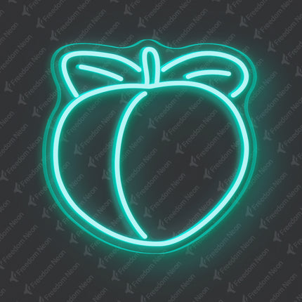 Mint Green Peach Neon Sign
