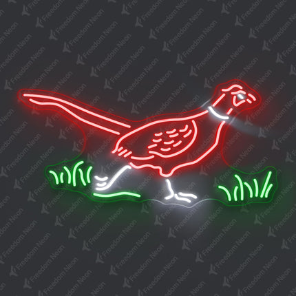 Red Pheasant Neon Sign