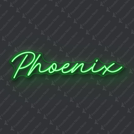 Green Phoenix Neon Sign