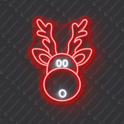 Reindeer Neon Sign