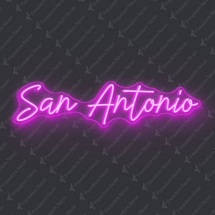 Pink San Antonio Neon Sign