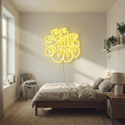 Lemon Yellow See The Good Neon Sign