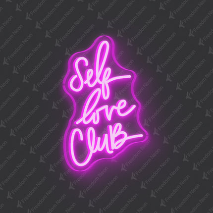 Pink Self Love Club Neon Sign