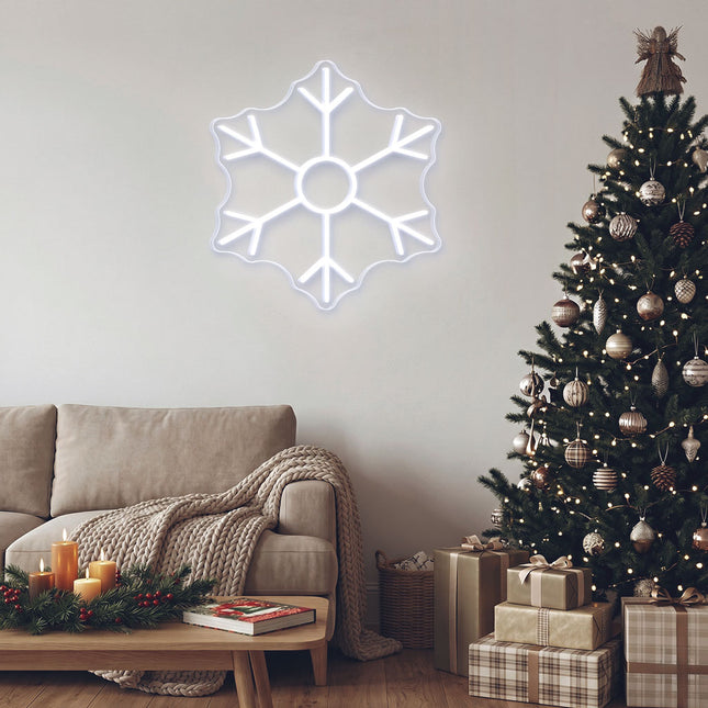 Snowflake Neon Sign
