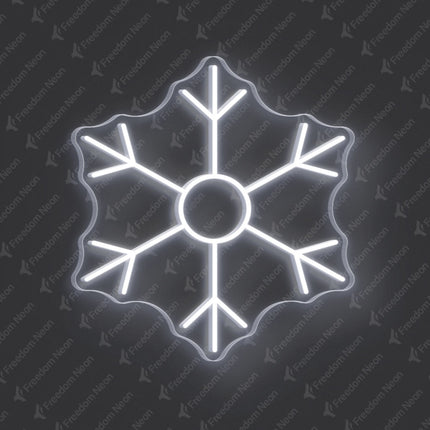 Snowflake Neon Sign