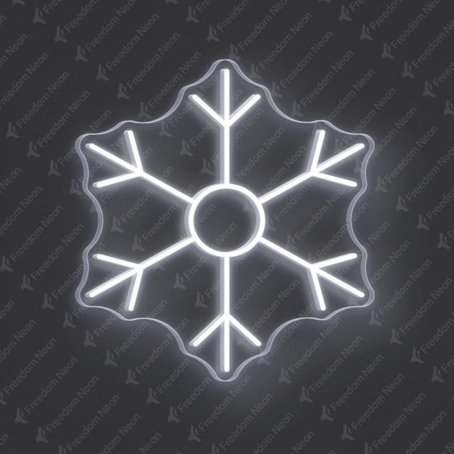 Snowflake Neon Sign