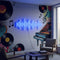 Blue Soundwave Neon Sign