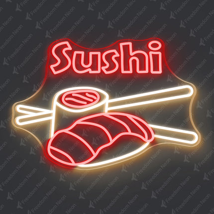 Red Sushi Neon Sign