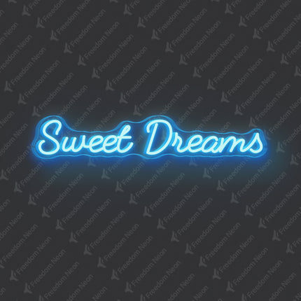 Ice Blue Sweet Dreams Neon Sign