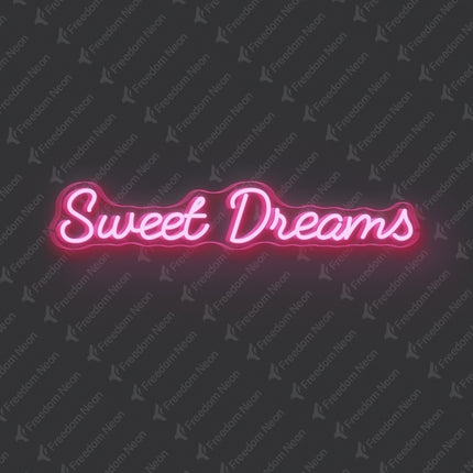 Light Pink Sweet Dreams Neon Sign
