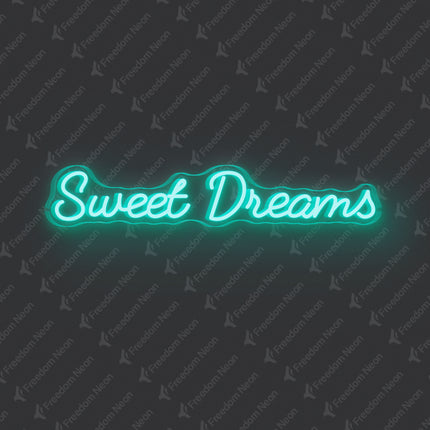 Mint Green Sweet Dreams Neon Sign