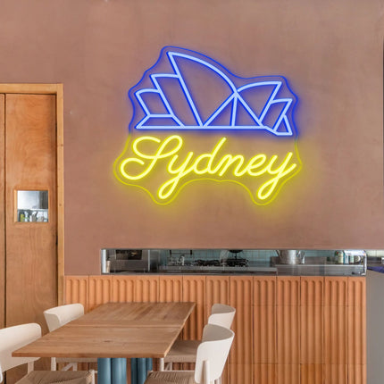 Blue Sydney Theater Neon Sign