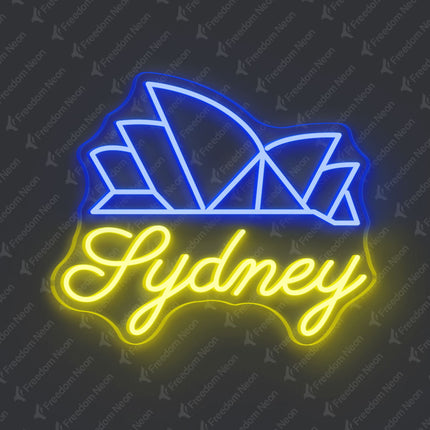 Blue Sydney Theater Neon Sign