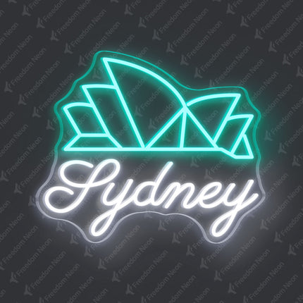 Mint Green Sydney Theater Neon Sign