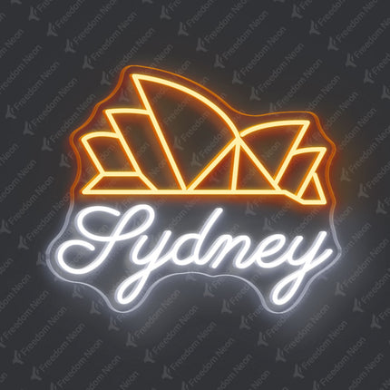 Orange Sydney Theater Neon Sign