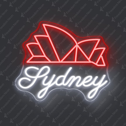 Red Sydney Theater Neon Sign