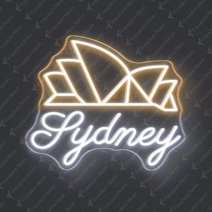 Warm White Sydney Theater Neon Sign