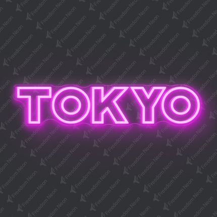 Pink Tokyo Neon Sign