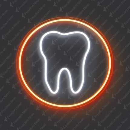 Orange Tooth Neon Sign